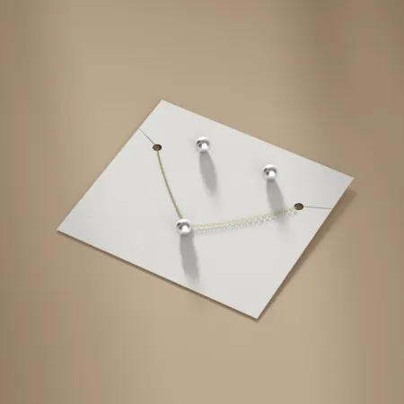 Jewelry Hang Tags printed with a custom design