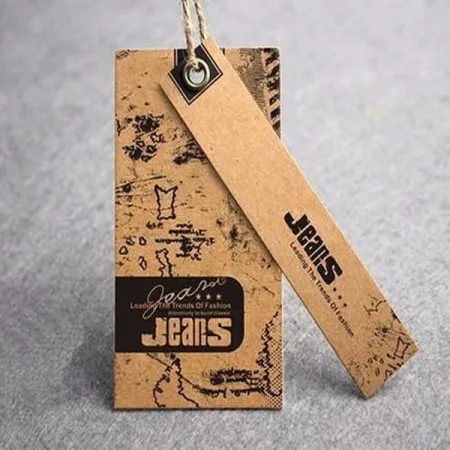 Kraft Hang Tags printed with a custom design